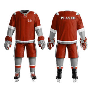 Uniforme de hockey sur glace personnalisé en polyester de haute qualité uniforme de hockey sur glace à bas prix fabriqué en usine - Product Image 5