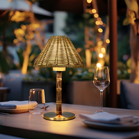 Lampe de table rechargeable portable 3000 mAh, lampe de bureau pour restaurant, hôtel, bar, comptoir, chambre à coucher, lampe de table sans fil