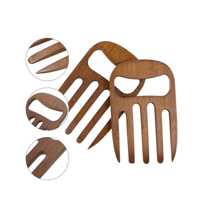 Ustensiles de cuisine en bois main serveur de salade couverts artisanat vente chaude taille personnalisée meilleur concepteur main en bois pour salade de fruits - Product Image 2