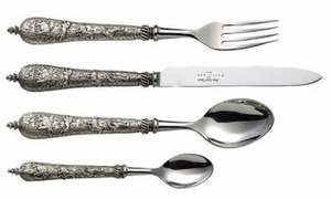 Juego de 2 cucharas de boda de acero inoxidable de diseño clásico de Color Dorado de la India, Ideal para utensilios de cocina, juego de cucharas para servir artículos de Hotel - Product Image 2