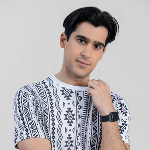 OEM de haute qualité Impression par sublimation personnalisée à séchage rapide T-shirt de sport à manches courtes pour hommes en tissu usé de polyester - Product Image 4