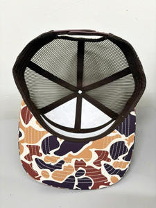 Gorra de camionero de camuflaje Drake personalizada, forma de marca de alta calidad, gorra exterior de caza al por mayor, gorra de camionero con malla trasera, tamaño ajustable - Product Image 5