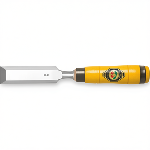 สิ่วงานหนักสำหรับช่างไม้ ขนาด 30 มม. ด้ามไม้บีช พร้อมตัวล็อคเหล็ก 2 ตัว รุ่นเชอร์รี่ สำหรับงานไม้ไผ่และงานไม้ - Product Image 3