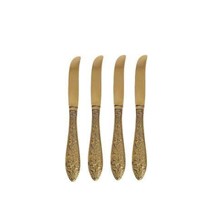 Couteaux et épandeurs à beurre réutilisables de conception créative Couteau à beurre torsadé en laiton Vaisselle Ensemble de couverts Meilleure vente - Product Image 1