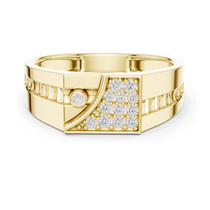 Anillo de Diamante de Laboratorio de 0.184 CT para Mujer, Claridad VVS-VS EF, Oro de 18K, 14K, 10K y Plata 925, Oro Rosa, Amarillo y Blanco - Product Image 2