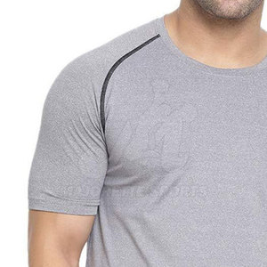 Custom Performance Cotton Blend Men Muscles Fit <b>T</b> <b>Shirts</b> With Quick Dry Fabric Comfortable Fit For Exercise Training Use - Product Image 5