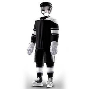 Ensemble de maillots de hockey sur glace sur mesure de haute qualité, dernier design, uniforme unisexe adulte, 100% polyester, séchage rapide, respirant, personnalisé - Product Image 5