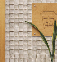 Carreaux souples en pierre artificielle MCM aspect marbre travertin moderne et flexible pour la décoration murale intérieure de villas