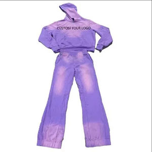 Survêtement en molleton technique de haute qualité pour hommes avec impression en relief / Nouveauté à bas prix, survêtements pour hommes avec impression en relief - Product Image 4