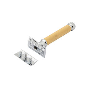 Maquinilla de afeitar de seguridad de acero inoxidable con certificación ISO de lujo de Madhav Metal a bajo precio de la India - Product Image 1