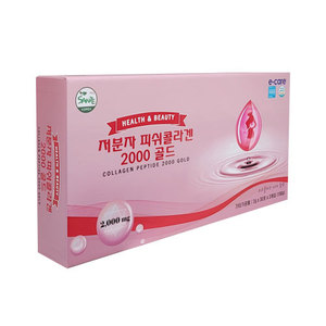 [E-Care] Best Selling Vitamin Powder COLLAGEN PEPTIDE 2000 GOLD 3 Packs 30 Sachets*2g Sour Taste for Adults - Product Image 1