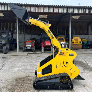 Livraison gratuite bon marché Mini Skid Steer moteur CE EURO5 EPA Skidsteer roue diesel sur chenilles Mini chargeuse sur chenilles pour tout terrain - Product Image 6