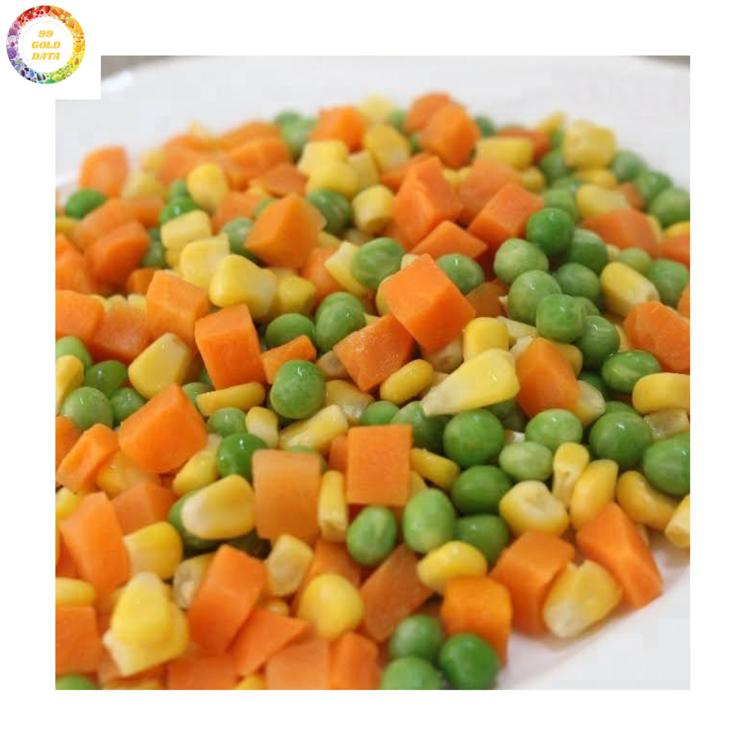 Смесь замороженных овощей вьетнамская морковь кукурузный горошек брокколи цветная, питательная замороженная овощная смесь со свежим натуральным вкусом