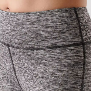 High Quality <b>Women's</b> Seamless Gym Fitness Yoga Pants Breathable Knitted Material Customizable Mid-Waist Scrunched Butt Summer - Product Image 3