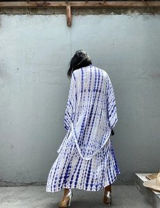 ชุดกิโมโนผ้าฝ้ายหรูหราสำหรับ2023ชุดเดรสยาวถึงข้อเท้าสำหรับงานปาร์ตี้ยาวถึงข้อเท้าสไตล์โบฮีเมียนสไตล์โบฮีเมียนสไตล์วินเทจสำหรับฤดูร้อน - Product Image 4