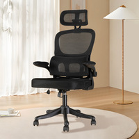 Chaise de bureau exécutif à dossier haut Chaise de gestionnaire de conception d'ascenseur tournant en maille confortable Chaise d'ordinateur à domicile en maille ergonomique