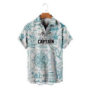 เสื้อลำลองผ้าฝ้ายแขนสั้นสำหรับผู้ชายเสื้อระบายอากาศได้ดีมีสไตล์ - Product Image 5