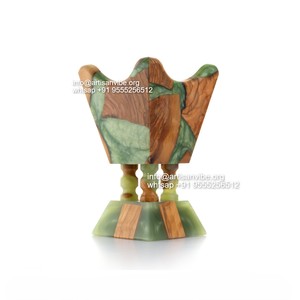 Handmade Epoxy Bakhoor Burner Trending <b>Resin</b> and Redwood Incense Holder for Ramadan for Aromatic Use - Product Image 4