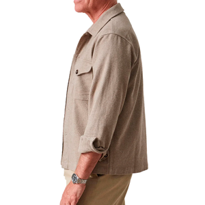 แจ็กเก็ตผสมผ้าฝ้ายทอลายทแยงของผู้ชายผ้าโพลีเอสเตอร์ออกแบบได้ตามต้องการสำหรับฤดูหนาวเสื้อผ้าแนวสตรีทสูง - Product Image 5