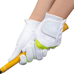 Gants de golf durables en peau de mouton véritable pour hommes avec logo personnalisé Matériau souple et respirant Cabretta pour le sport main gauche/droite Applicable - Product Image 2