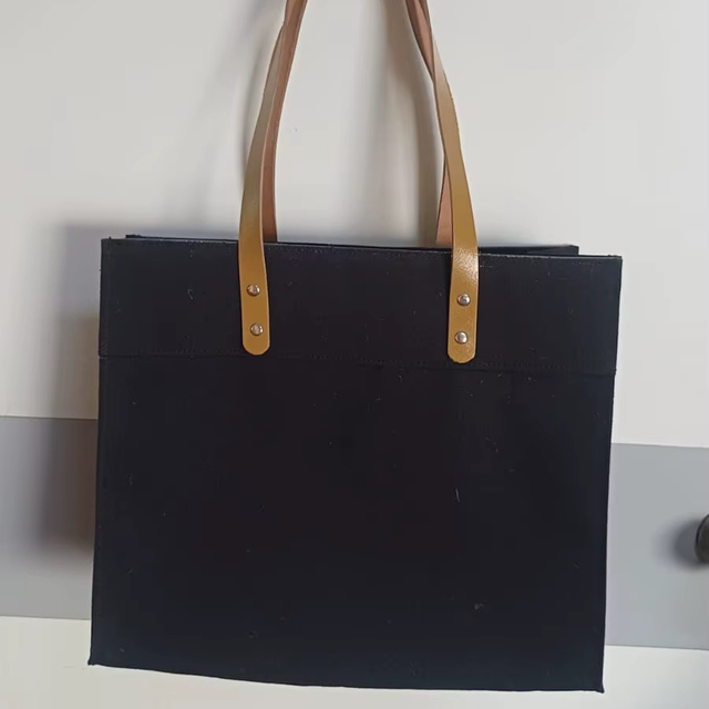 Elegant Stylish Women's PU Leather Tote Bag Durable Water-Resistant Lightweight Vegan Leather Handbag Geometric Pattern for Work
