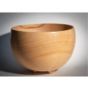 Bol en bois rond fait à la main de la meilleure qualité meilleure qualité bois naturel pour soupe dessert ou mélange de nourriture cadeau de mariage bol japonais - Product Image 1