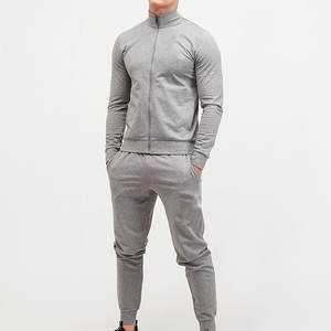 Ensemble survêtement jogging pour homme en molleton 100% coton avec logo personnalisé, impression numérique, sweat-shirt à capuche zippé et pantalon pattes d'éléphant - Product Image 1