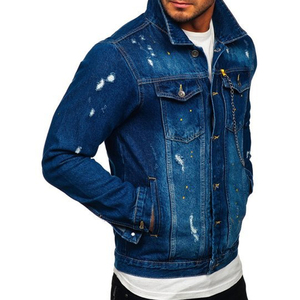 Veste jean pour hommes Bule dernière conception de jeans de haute qualité prix de gros vestes pour hommes vestes pour hommes - Product Image 4