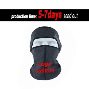 Balaclava de ski en tissu Heather personnalisé, masque intégral, broderie personnalisée, balaclava pour l'extérieur, livraison DDP - Product Image 5