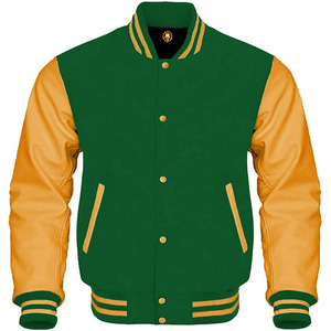 Veste Letterman surdimensionnée personnalisable pour hommes avec col montant High Street Style Automne Colorblock Motif OEM Design vierge - Product Image 5