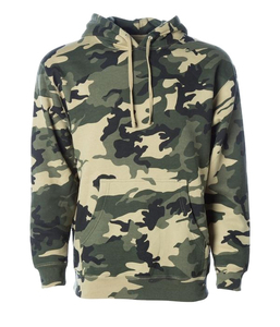 Couleurs de haute qualité pulls Logo personnalisé imprimé Camo Design groupe marque broderie hommes et femmes 100% coton sweats à capuche 400 GSM - Product Image 1
