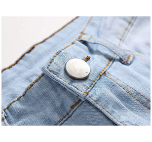 Vêtements décontractés à la mode jeans personnalisés coupe ajustée braguette à glissière hommes jeans pantalons pantalons pour hommes denim - Product Image 4