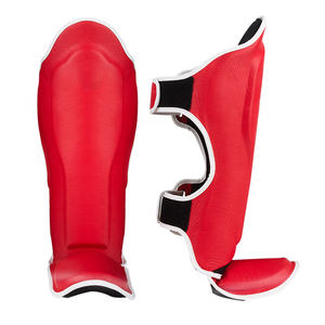 Espinilleras de MMA Personalizadas, Protección para los Pies, Protección Profesional, Cuero PU Transpirable, Cierre de Hebilla, Almohadillas de Kickboxing para Entrenamiento - Product Image 4