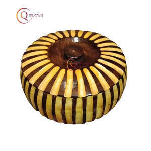 Plat arabe élégant et unique Casserole faite à la main en gros Couvercle de marmite en bois servant un buffet Casserole Cuisine Fourniture décorative - Product Image 4