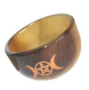 Vajilla elegante, cuenco para servir comida, cuenco para ensalada de hueso de cuerno con acabado Natural para cuencos de cocina multiusos de mesa - Product Image 5