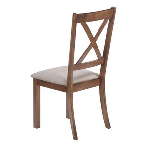 Gracie dining chair with high quality teak wood with foam seat with natural color for indoor and outdoor. - Product Image 5