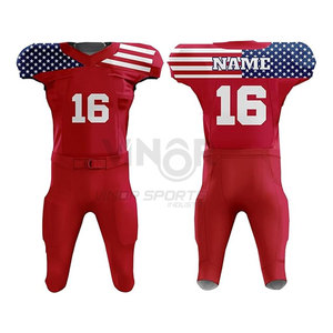 เสื้อทีมฟุตบอล12แผงที่ระบายอากาศเครื่องแบบฟุตบอลอเมริกันส่องประกาย - Product Image 1