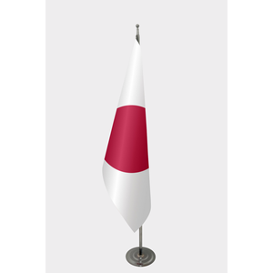 Japan Official Indoor String <b>Flag</b>-Digital Printing Aluminum <b>Pole</b> Cotton & Polyester/Poly Silk Materials - Product Image 1