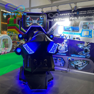 Infinityvr Dubai thỏa thuận hiển thị VR sấm sét máy bay chiến đấu 360 độ roller coaster xoay chuyến bay cuộc đua bắn mô phỏng máy - Product Image 6