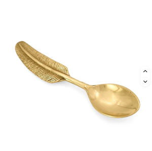 Cuchara decorativa de latón - Product Image 1