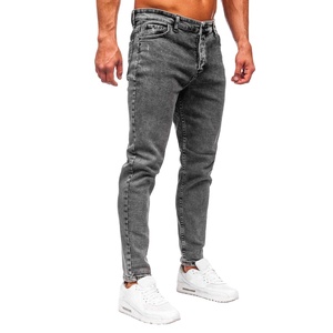 กางเกงยีนส์ซักได้สำหรับผู้ชายดีไซน์ระบายอากาศได้ดีปรับแต่งได้ตามต้องการความยาวสำหรับผู้ชายเสื้อผ้าแนวสตรีทสวมใส่สบาย - Product Image 5