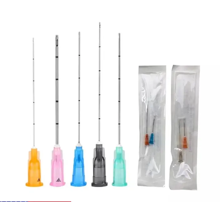 Ống tiêm cannula axit hyaluronic cùn ống thông kim 25g 50mm 18g 21g 22g 23g 25g 27g