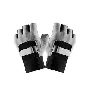Customized Logo Leather Weightlifting Gloves for Gym Men and Women Workout <b>Fitness</b> Weight Lifting Gym Gloves - Product Image 4
