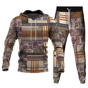 Otoño Halloween 3D Impreso Sudadera con capucha Traje Hombres Sudaderas Pantalones de chándal Moda informal Conjunto de chándal de dos piezas Ropa de hombre - Product Image 4