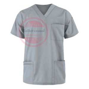 Infirmière médicale gommage haut respirant femmes personnalisé gommage hôpital chemises d'allaitement - Product Image 5