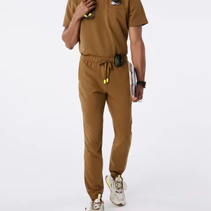 Uniformes Médicos para Enfermeras, Pantalones de Trabajo, Conjuntos de Uniformes de Enfermería de Punto, Logotipo Personalizable, Apto para Médicos, Enfermeras y Entornos Hospitalarios - Product Image 4