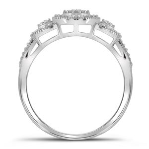 Style vintage glacé Moissanite diamant fiançailles luxe Hip Hop bijoux 925 bague en argent USA bijoux de mariage - Product Image 3