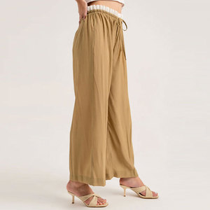 Vente chaude de pantalons en coton et polyester de qualité supérieure pour femmes avec une taille moyenne pour l'hiver - Product Image 4