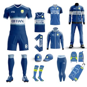 New Custom High Quality Men's Football Kits Jersey Set Team Club Soccer Wear Football Soccer Jersey Soccer Uniforms Sets - Product Image 3