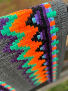 Couverture de selle Western Show Horse Design néo-zélandais Couverture de selle en laine faite à la main Top Tapis de selle en laine Taille - Product Image 3